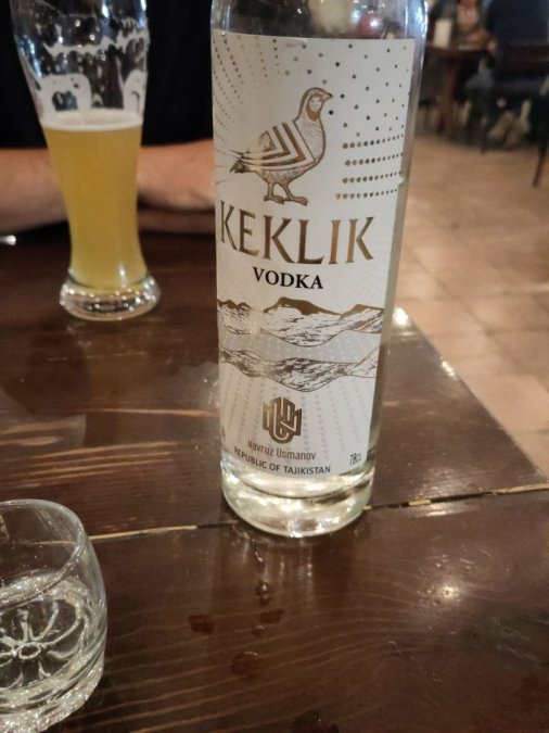 Farewell Vodka Under the World's Tallest Flag